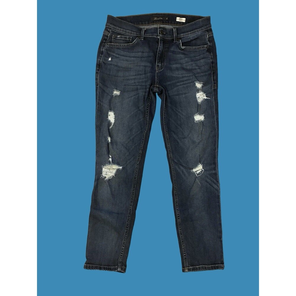 Women’s Level 99 Sienna Tomboy jeans in a blue wash, size 27